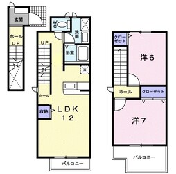 マオリッツ　A棟の物件間取画像